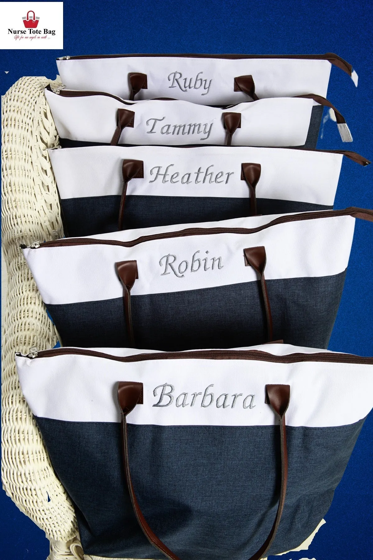 BLANK TOTE BAGS - REGATTA POLY CANVAS