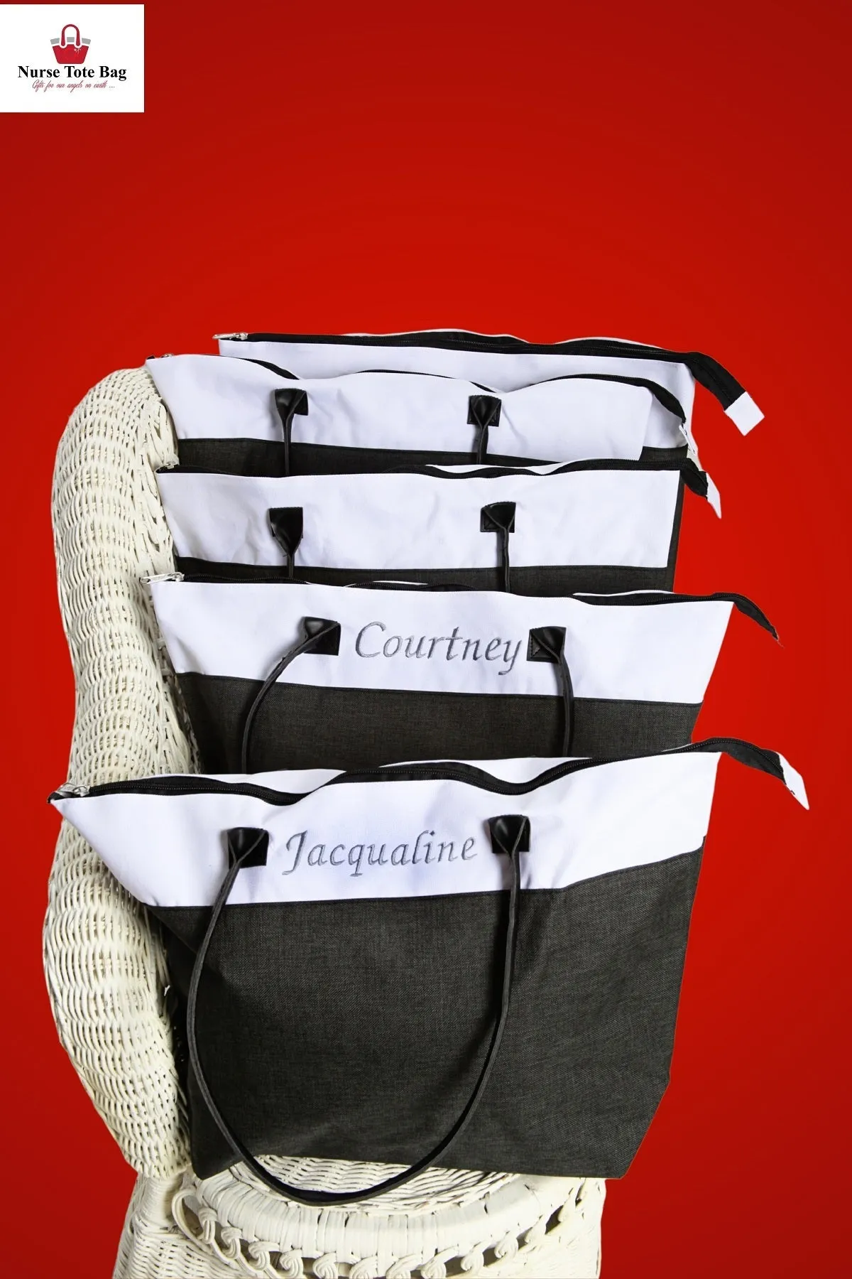 BLANK TOTE BAGS - REGATTA POLY CANVAS