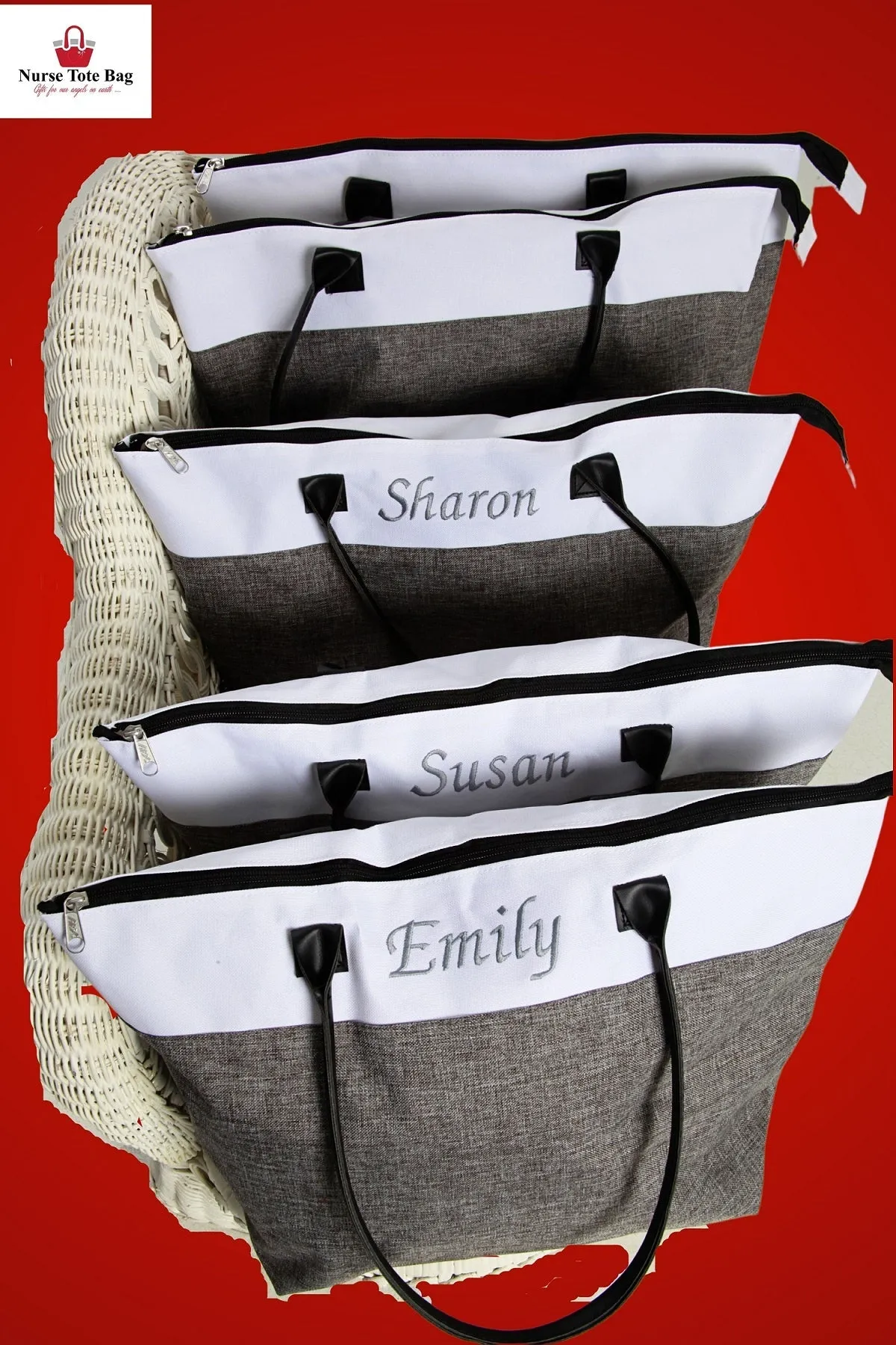 BLANK TOTE BAGS - REGATTA POLY CANVAS
