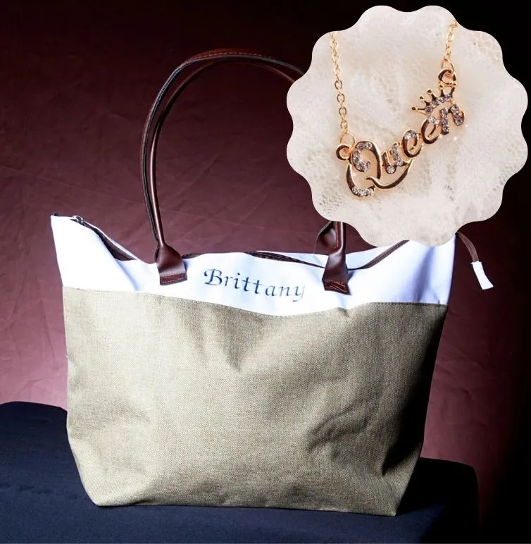 BLANK TOTE BAGS - REGATTA POLY CANVAS