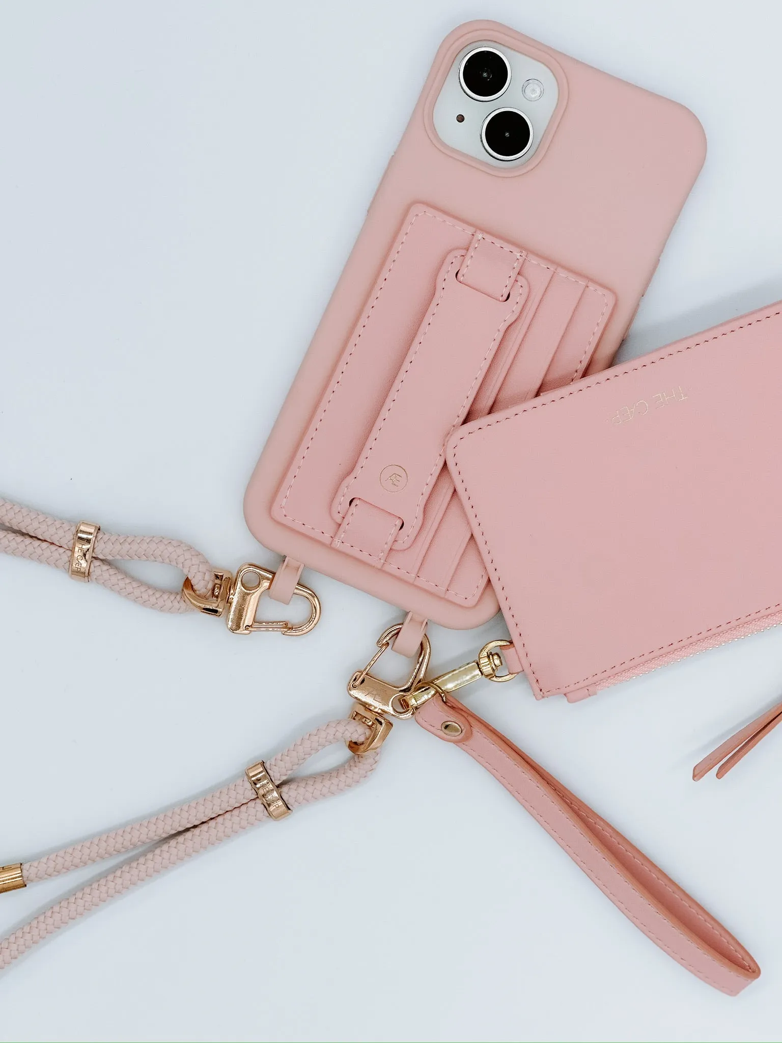 Blush Pink Snap/Wrist Wallet