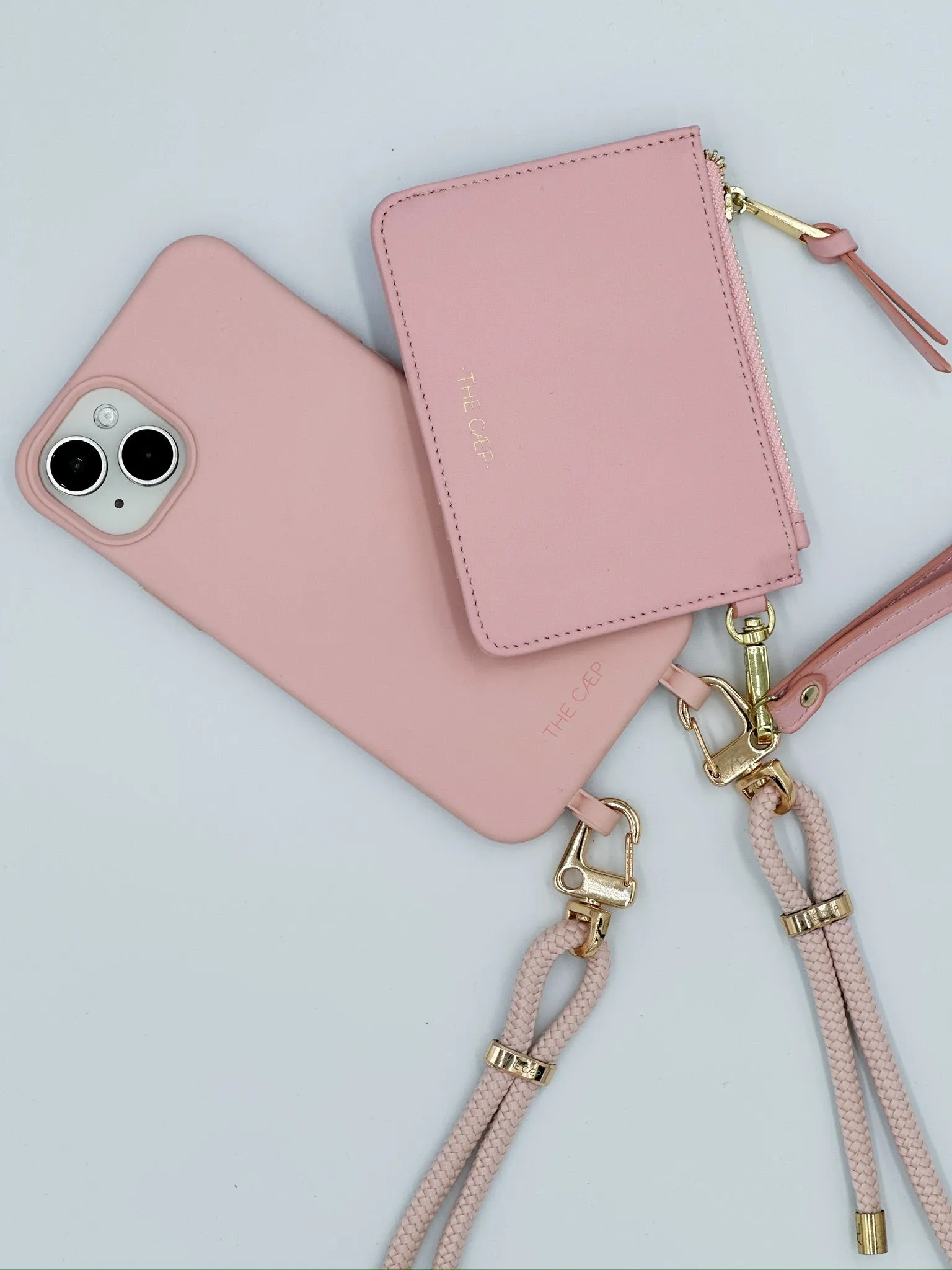 Blush Pink Snap/Wrist Wallet