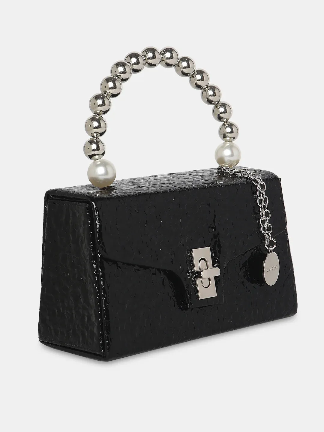 Caprese Lucy Pearl Clutch Small (E) Black