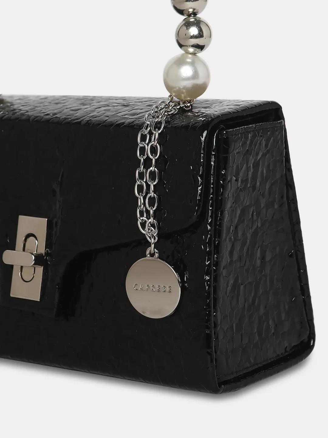 Caprese Lucy Pearl Clutch Small (E) Black