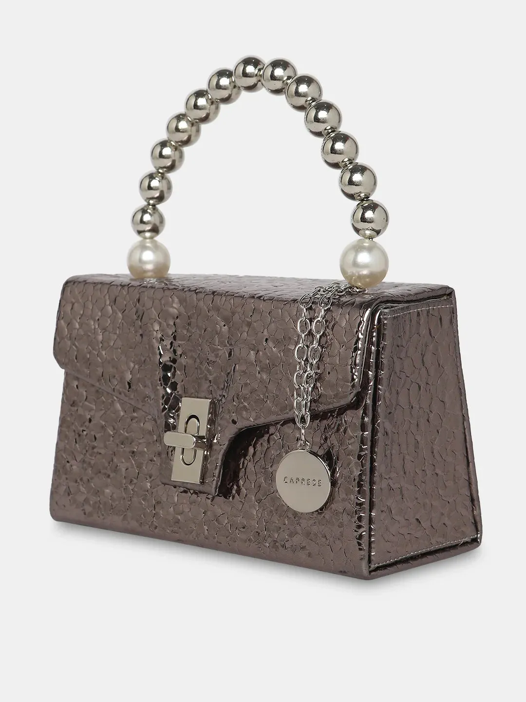 Caprese Lucy Pearl Clutch Small (E) Grey