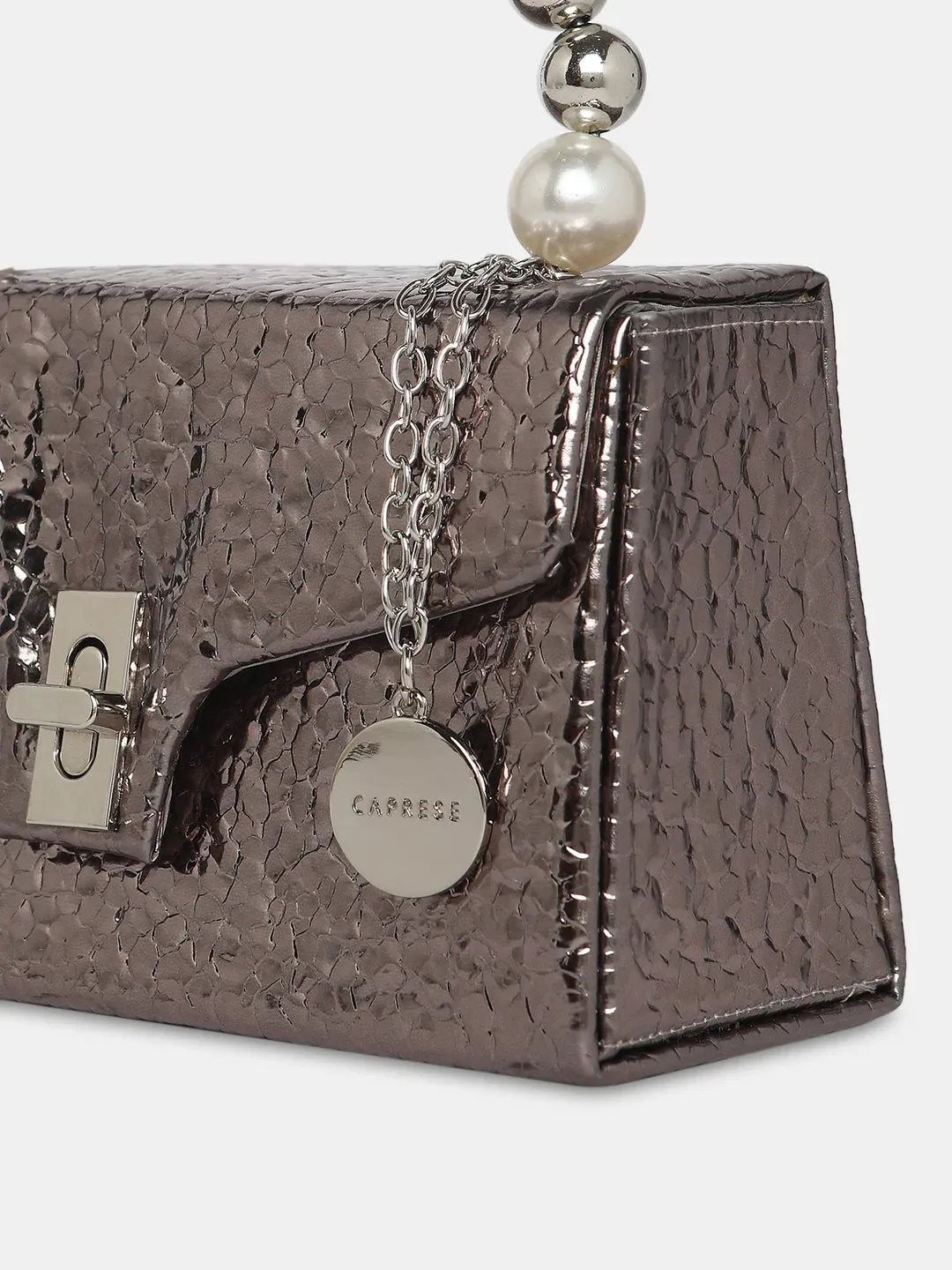 Caprese Lucy Pearl Clutch Small (E) Grey