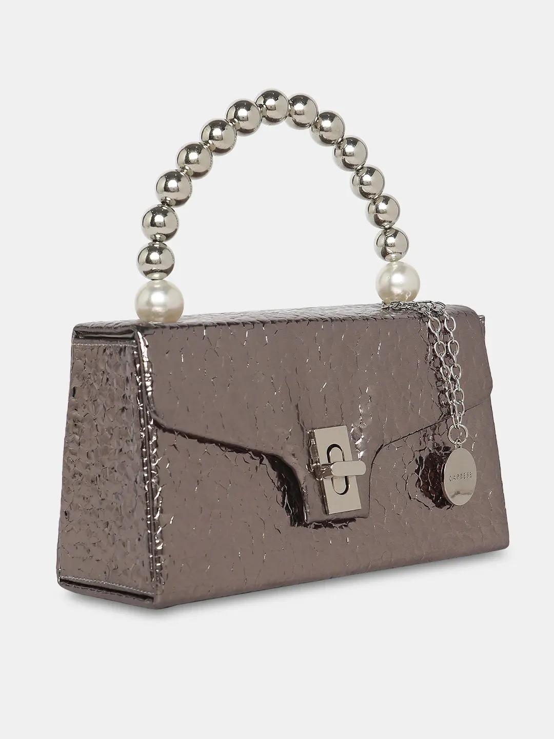 Caprese Lucy Pearl Clutch Small (E) Grey