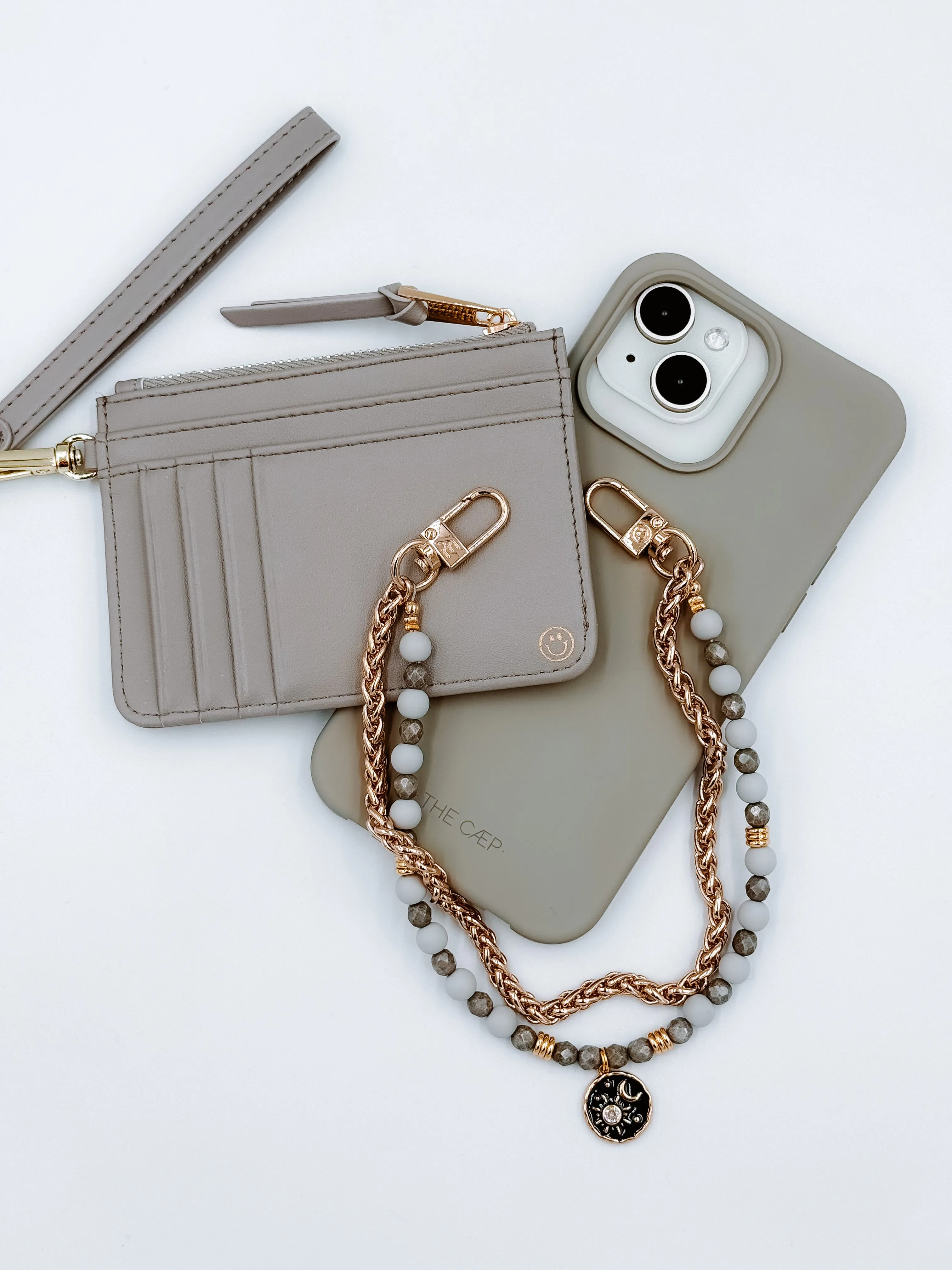 Gray Snap/Wrist Wallet (RFID)