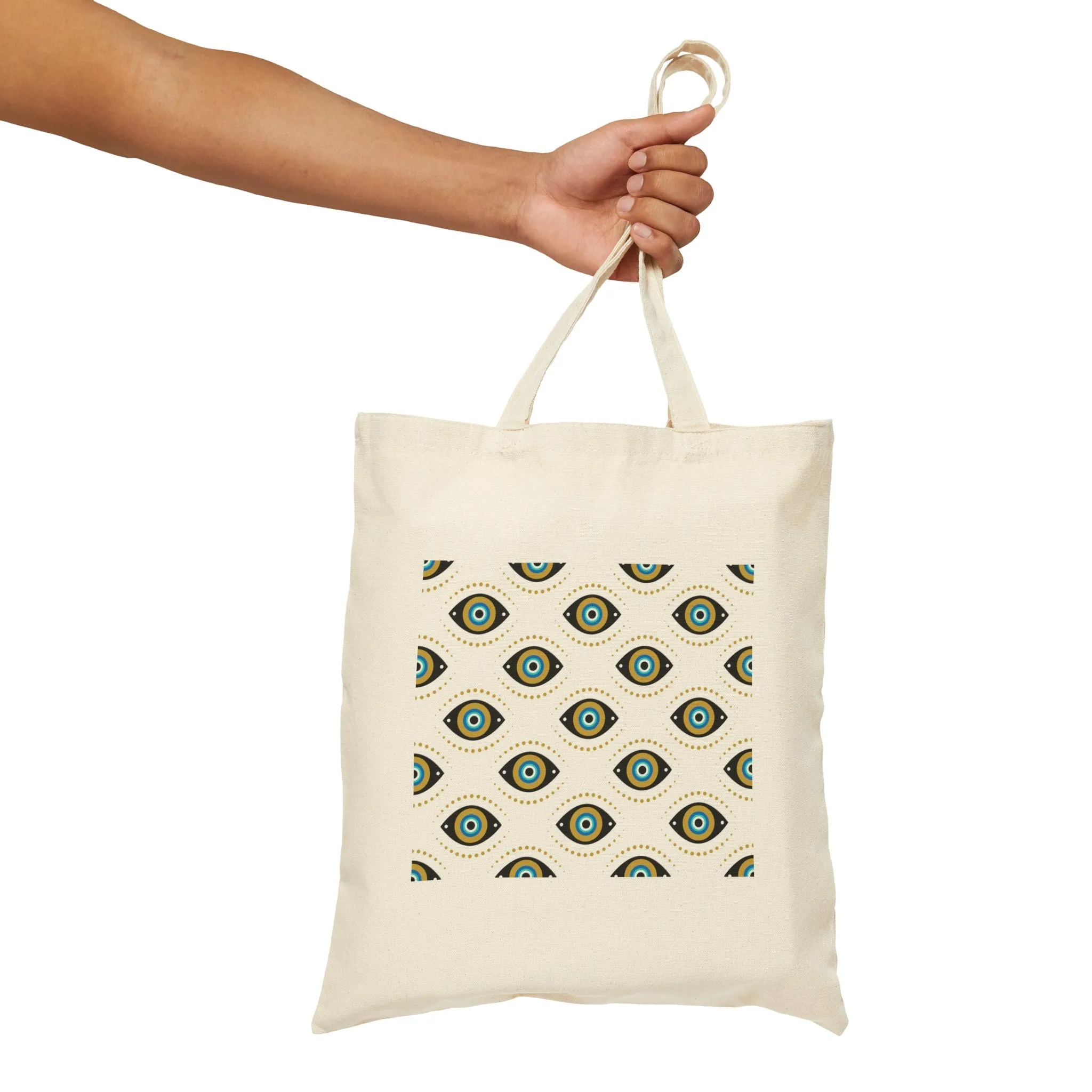Green Eyes Collage Tote Bag