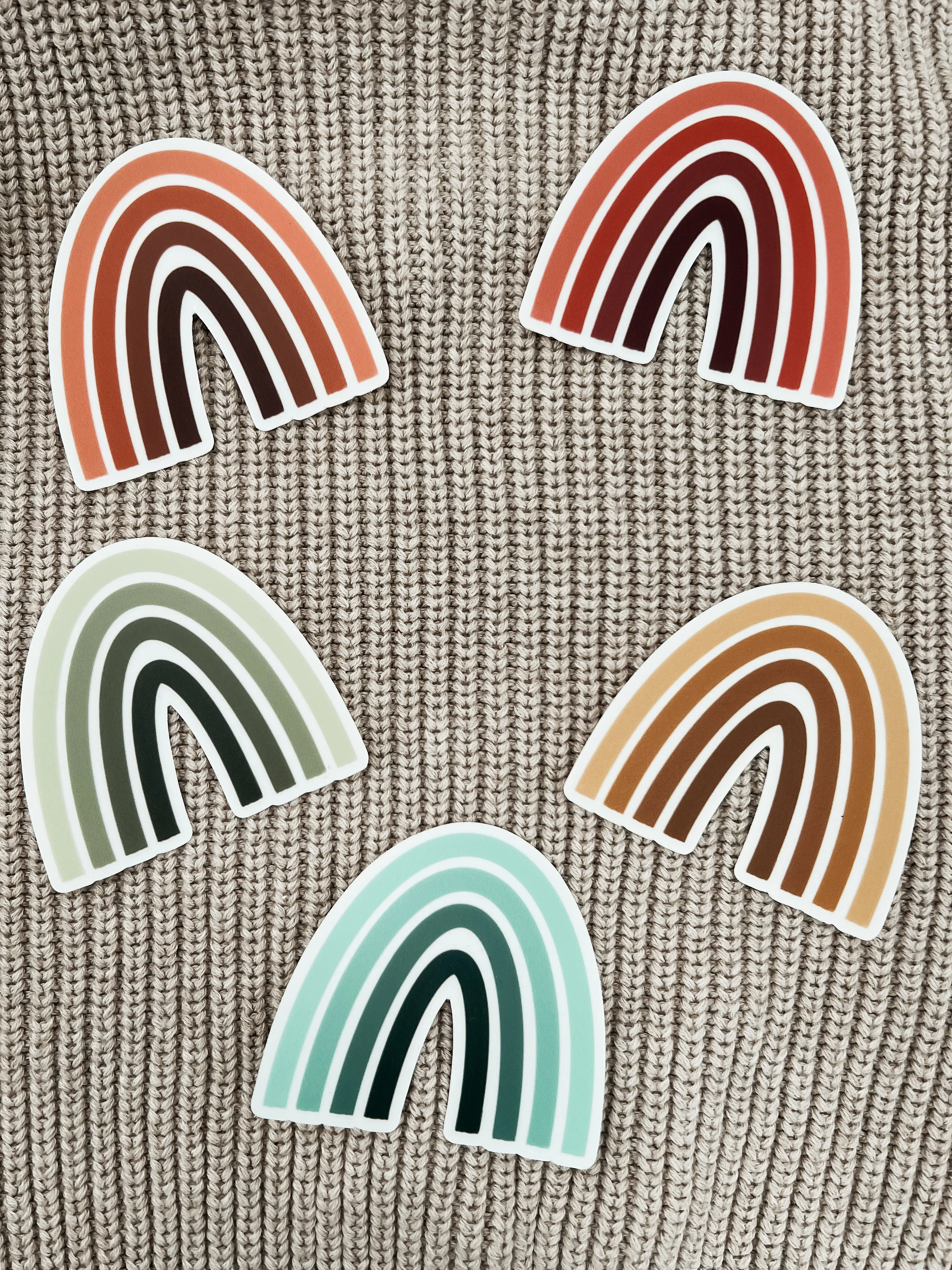 Green Rainbow Sticker