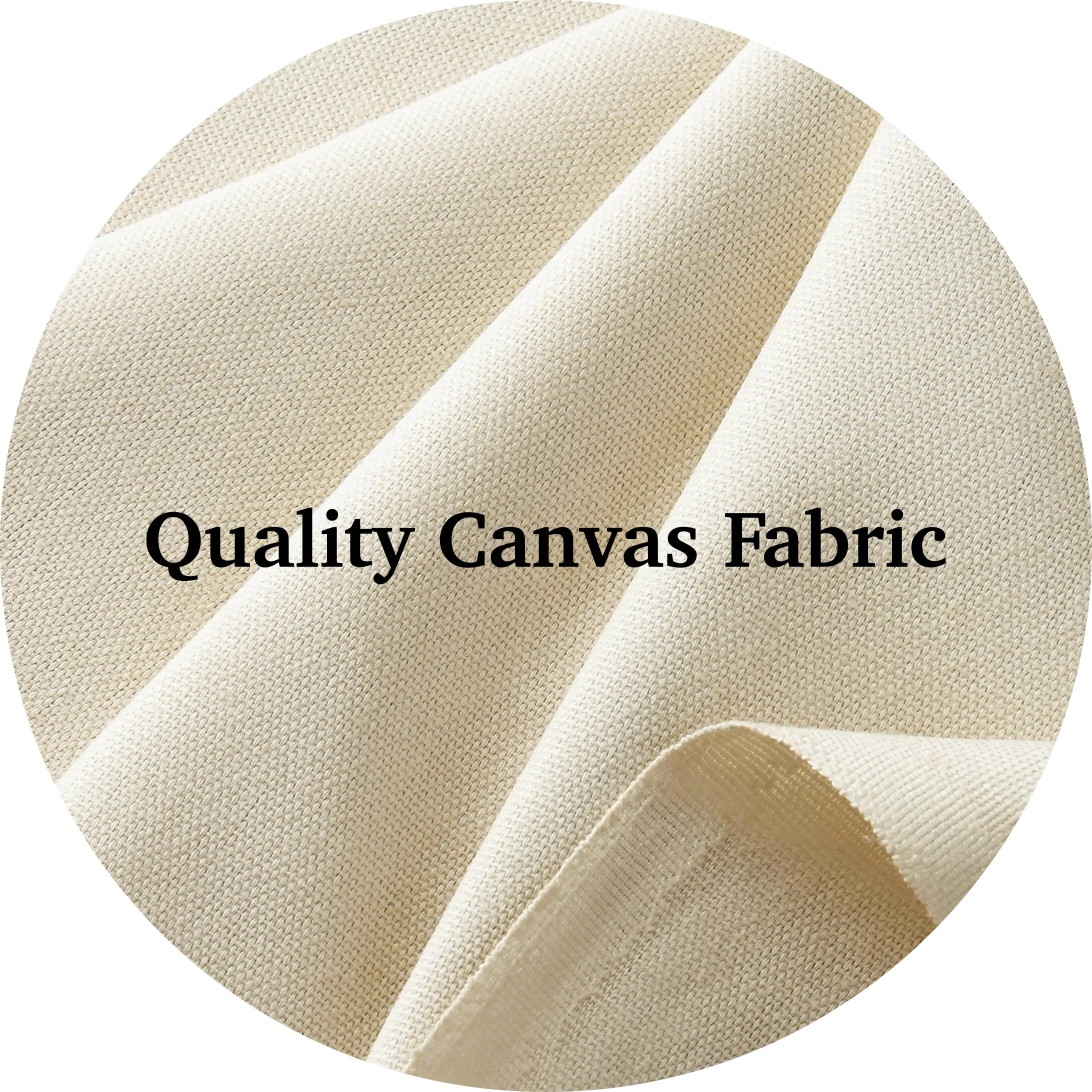 Heavy Duty Canvas Grocery Tote Bags with Short Handles, Navy Color