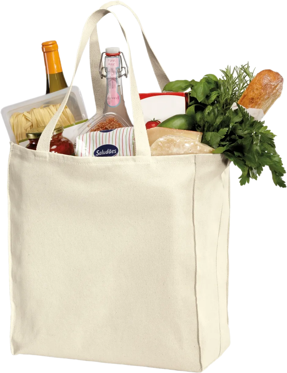 Heavy Duty Canvas Tote Bags with Short Handles