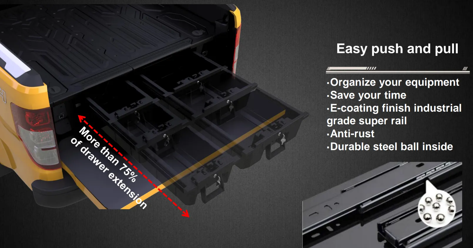 Isuzu D-MAX DC 2021  Weatherproof Drawer System