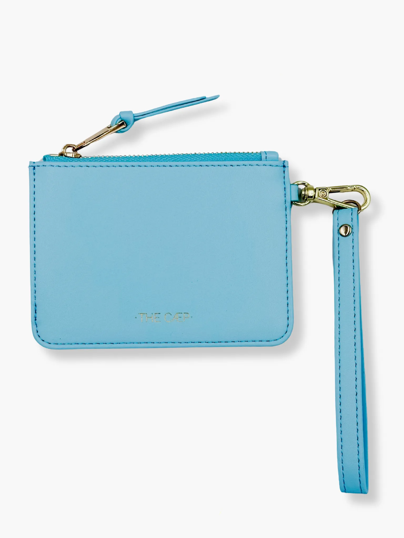 Light Blue Snap/Wrist Wallet (RFID)