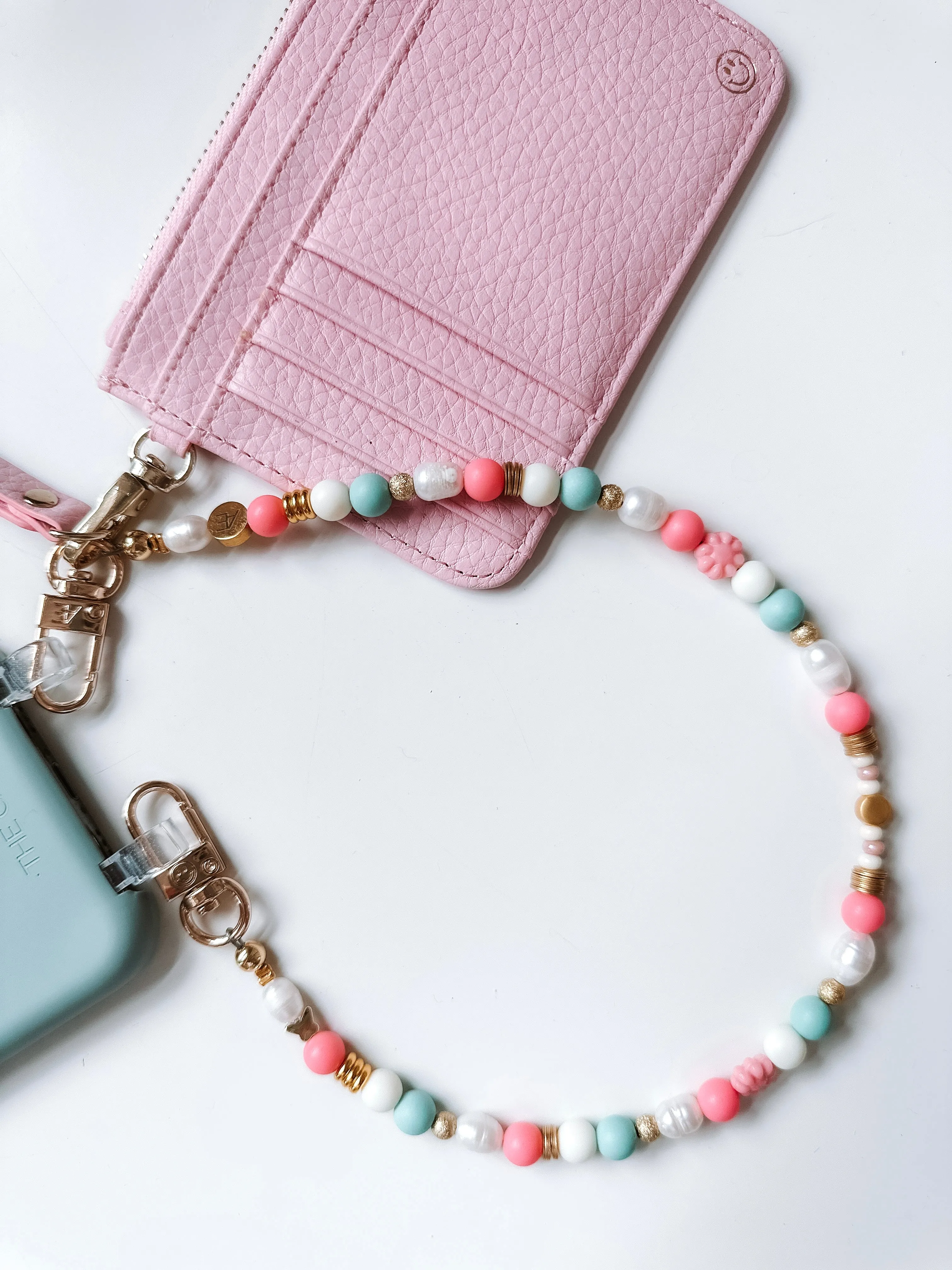 Light Pink Snap Wallet - Final Sale