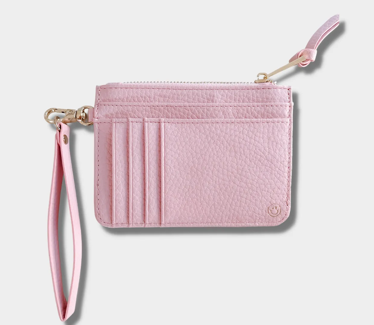 Light Pink Snap Wallet - Final Sale
