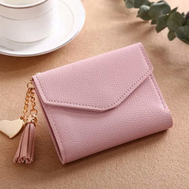Long Wallet Women Purses Tassel Fashion Coin Purse Card Holder Wallets Female High Quality Clutch