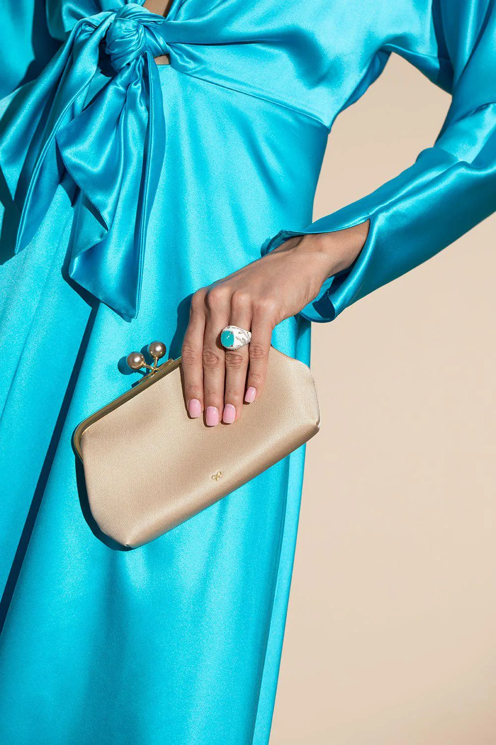 Maud Pearls Clutch - Poricini