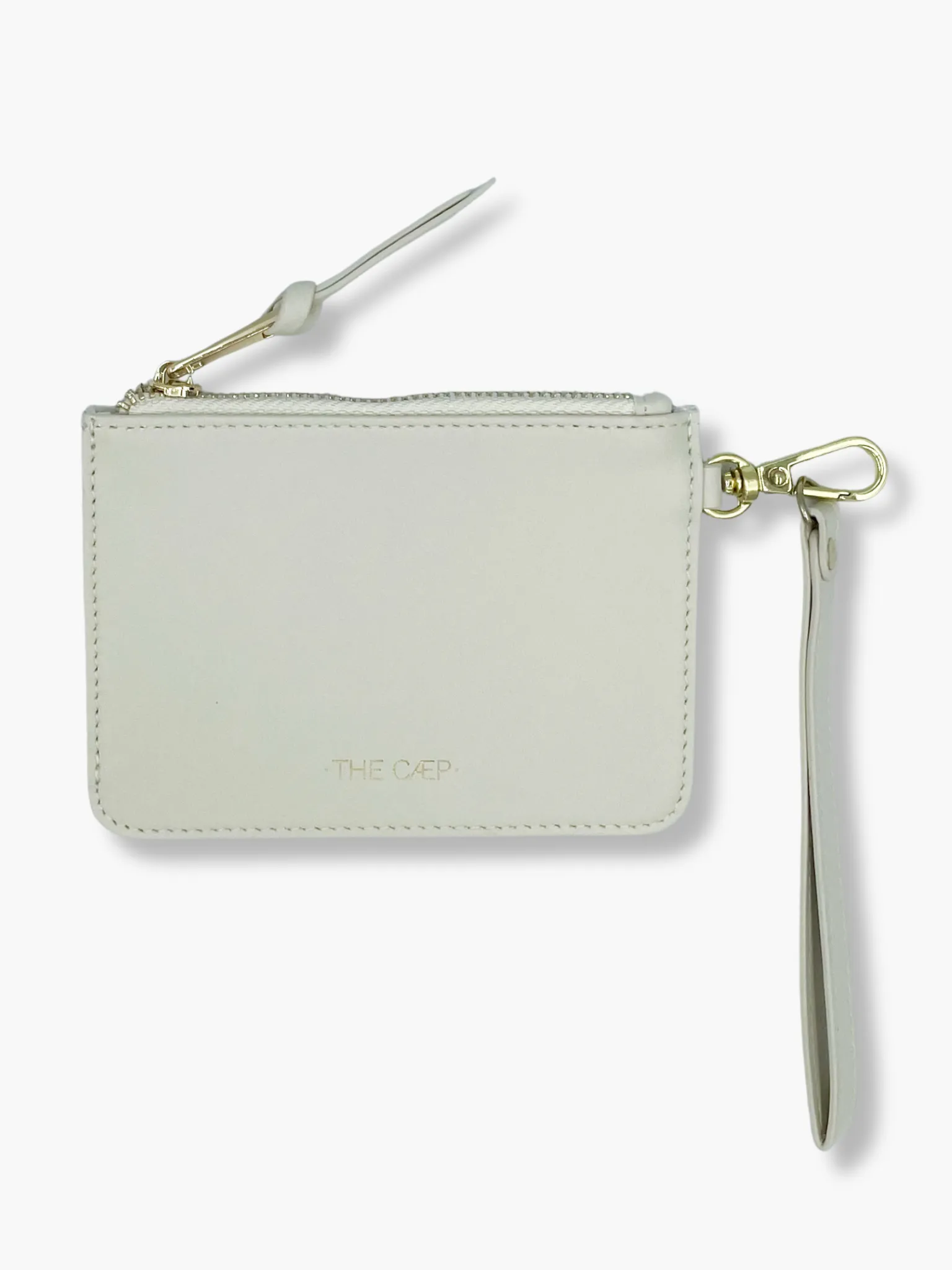 Off White Snap/Wrist Wallet
