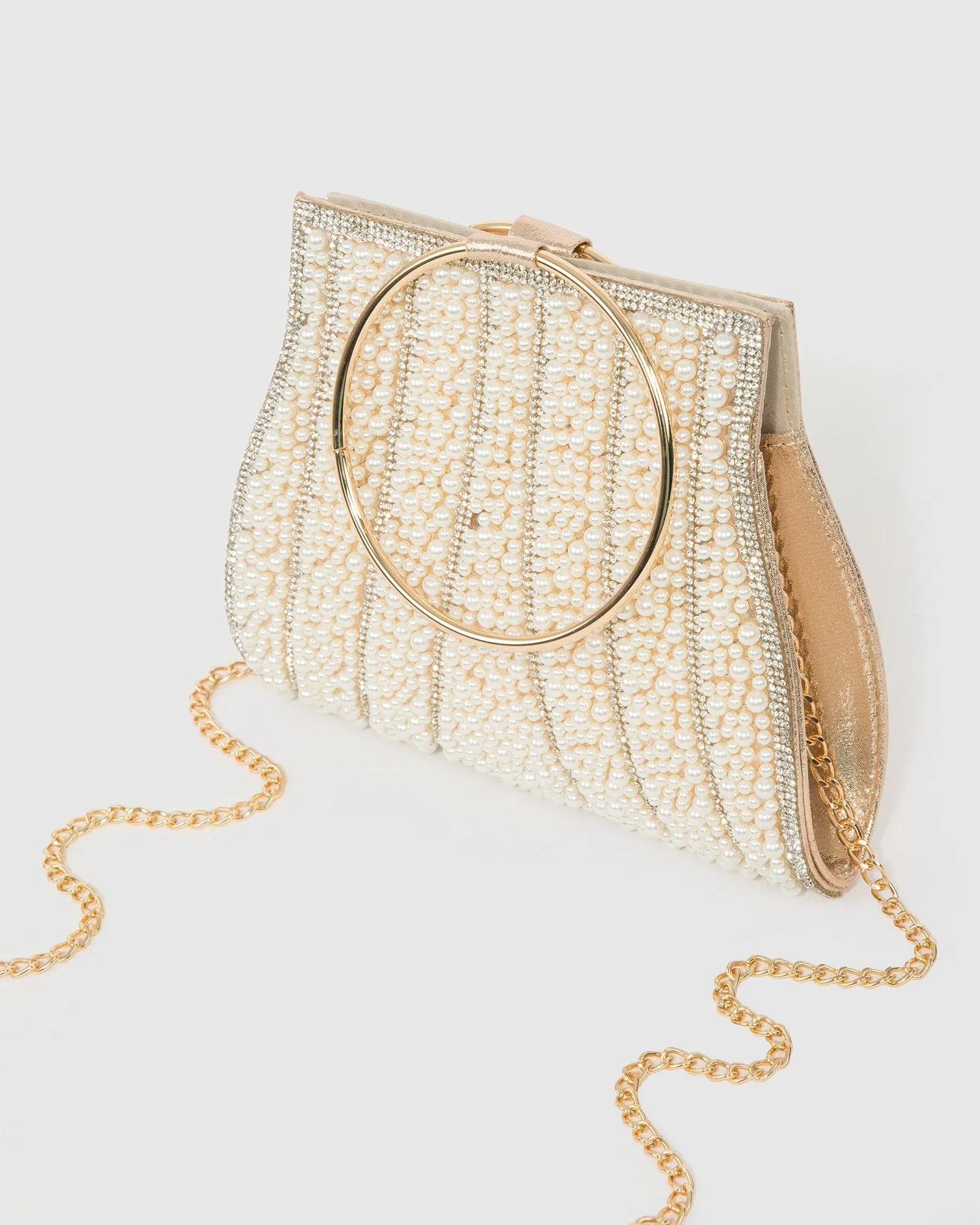 Pearl Penelope Clutch Bag