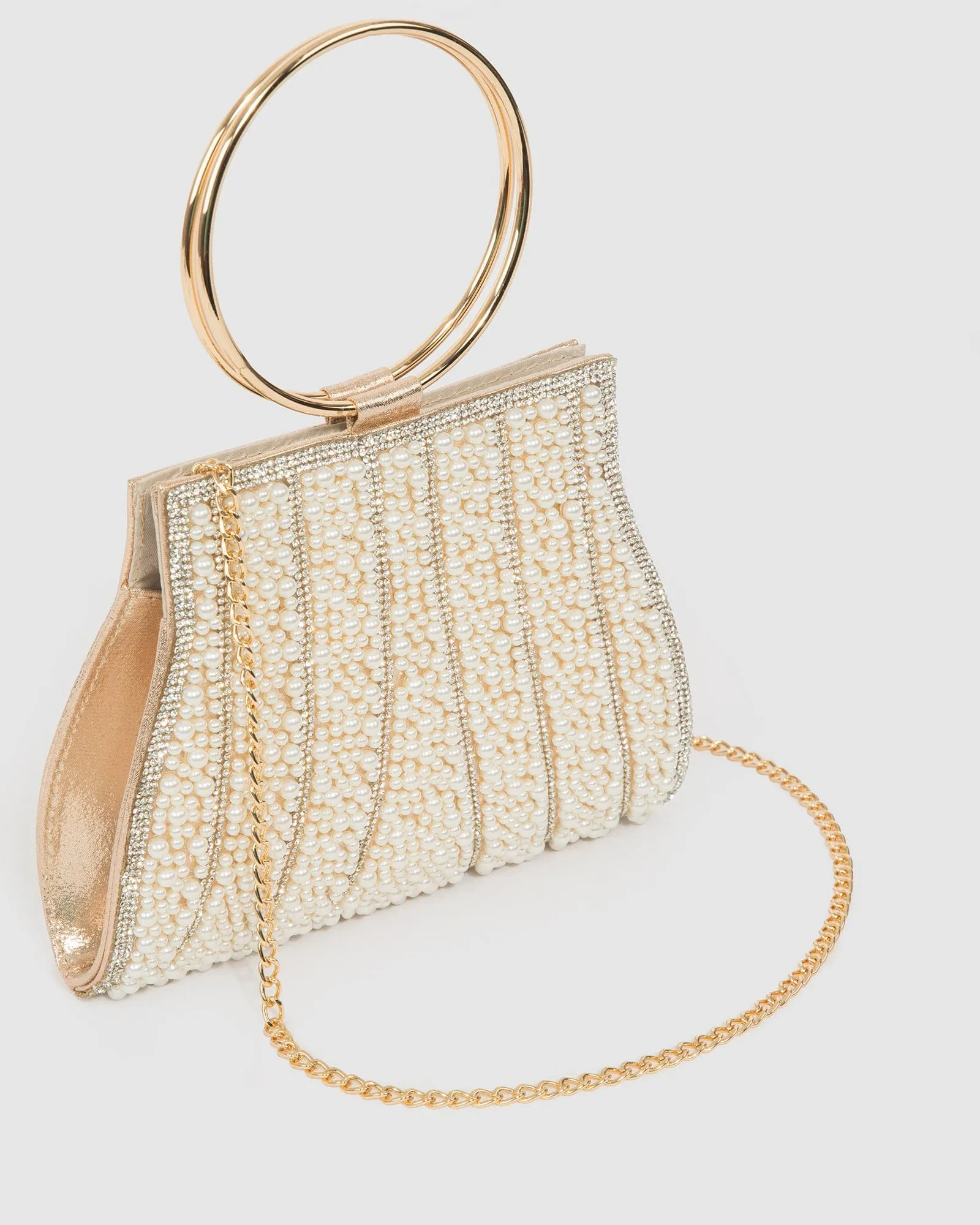 Pearl Penelope Clutch Bag