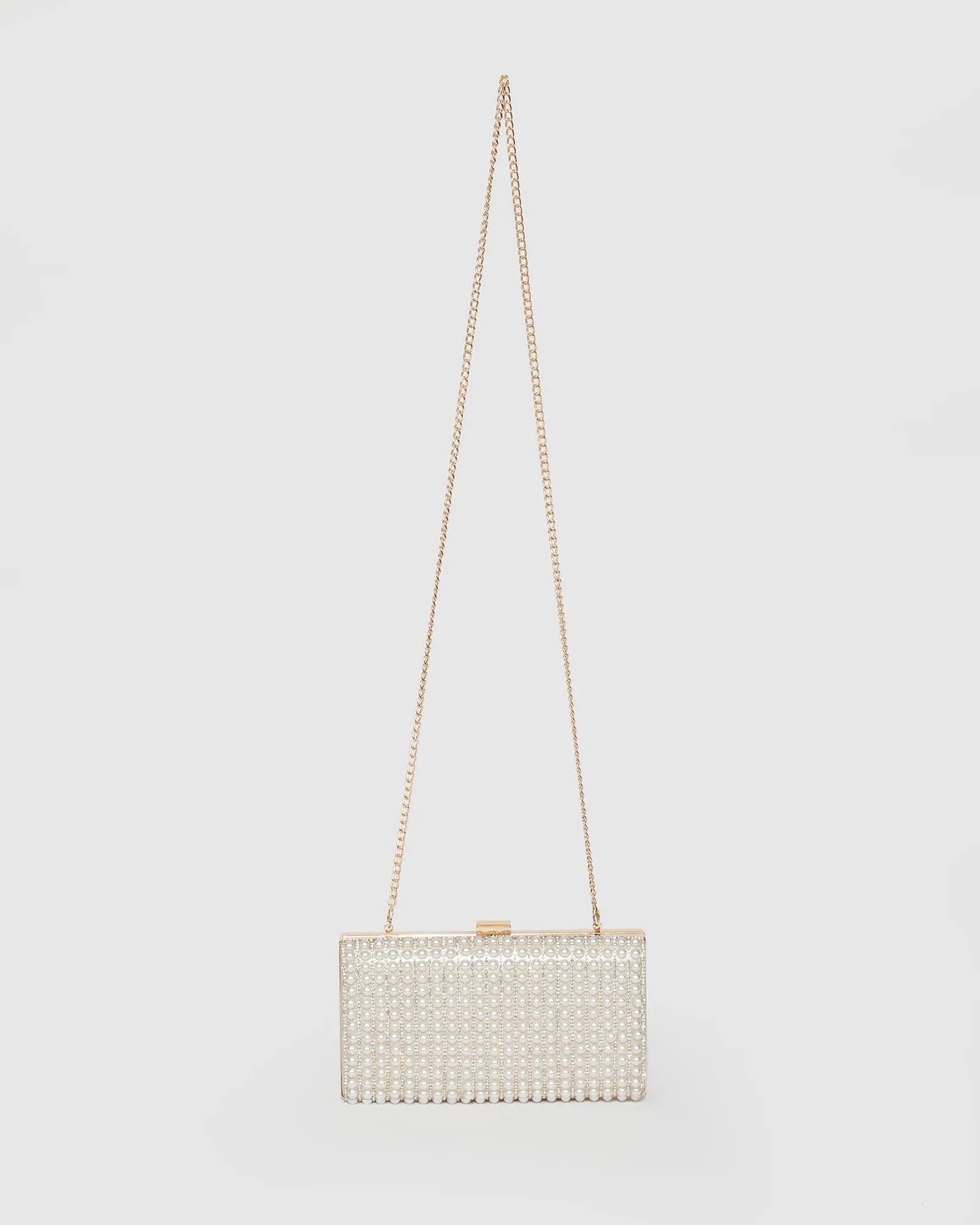 Pearl Thalia Hardcase Clutch Bag
