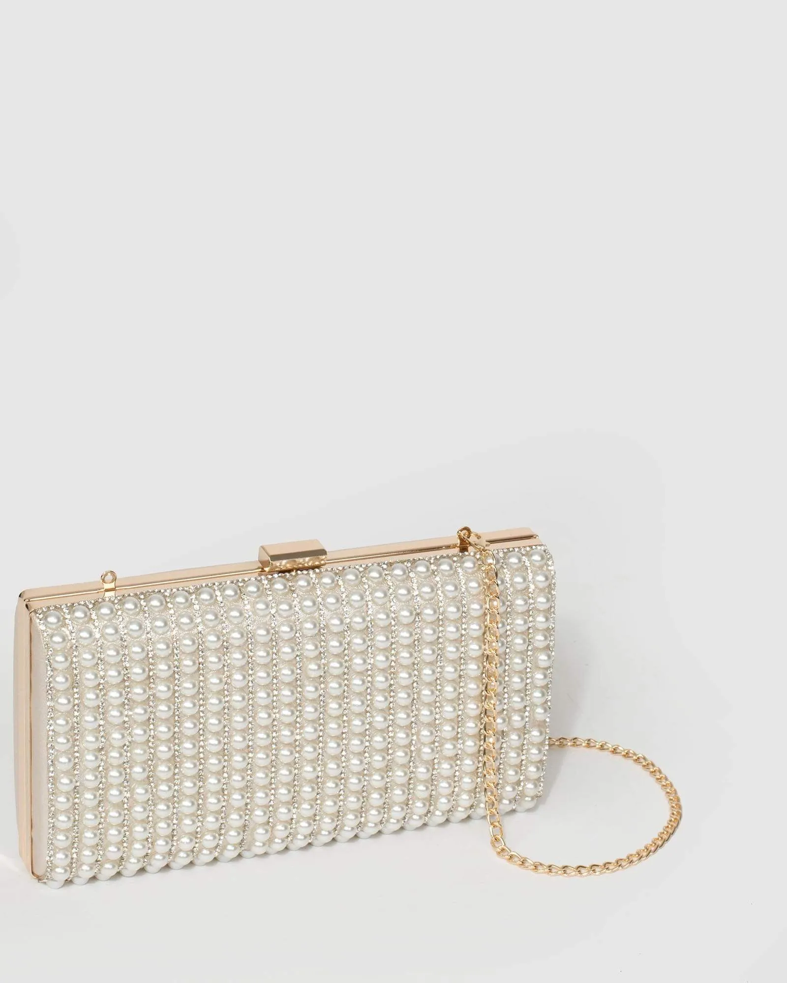 Pearl Thalia Hardcase Clutch Bag