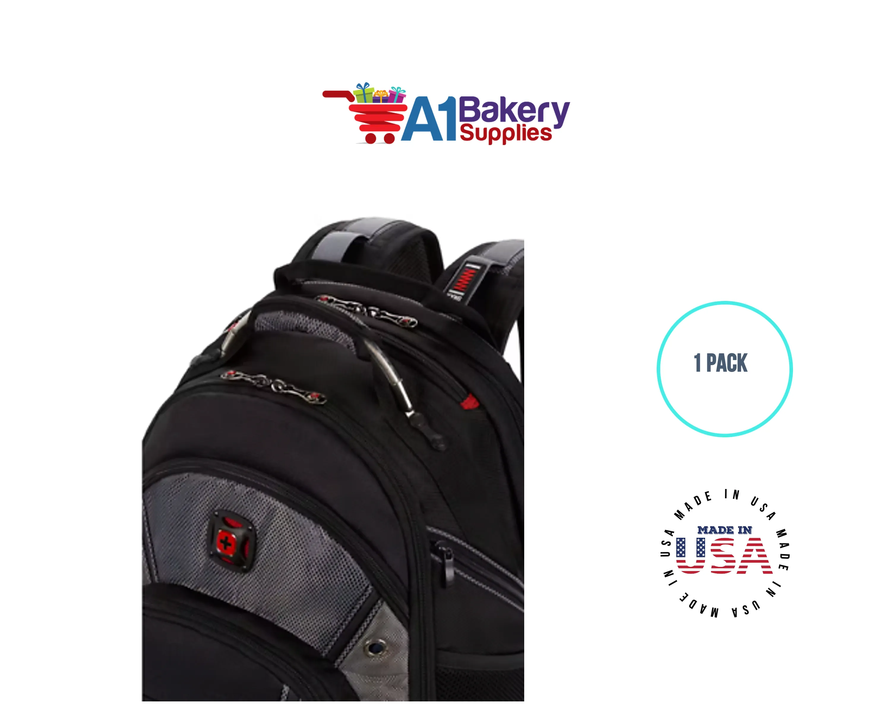 Swiss gear Synergy Pro Laptop BackPack of 1 pack by A1 Bakery supplies