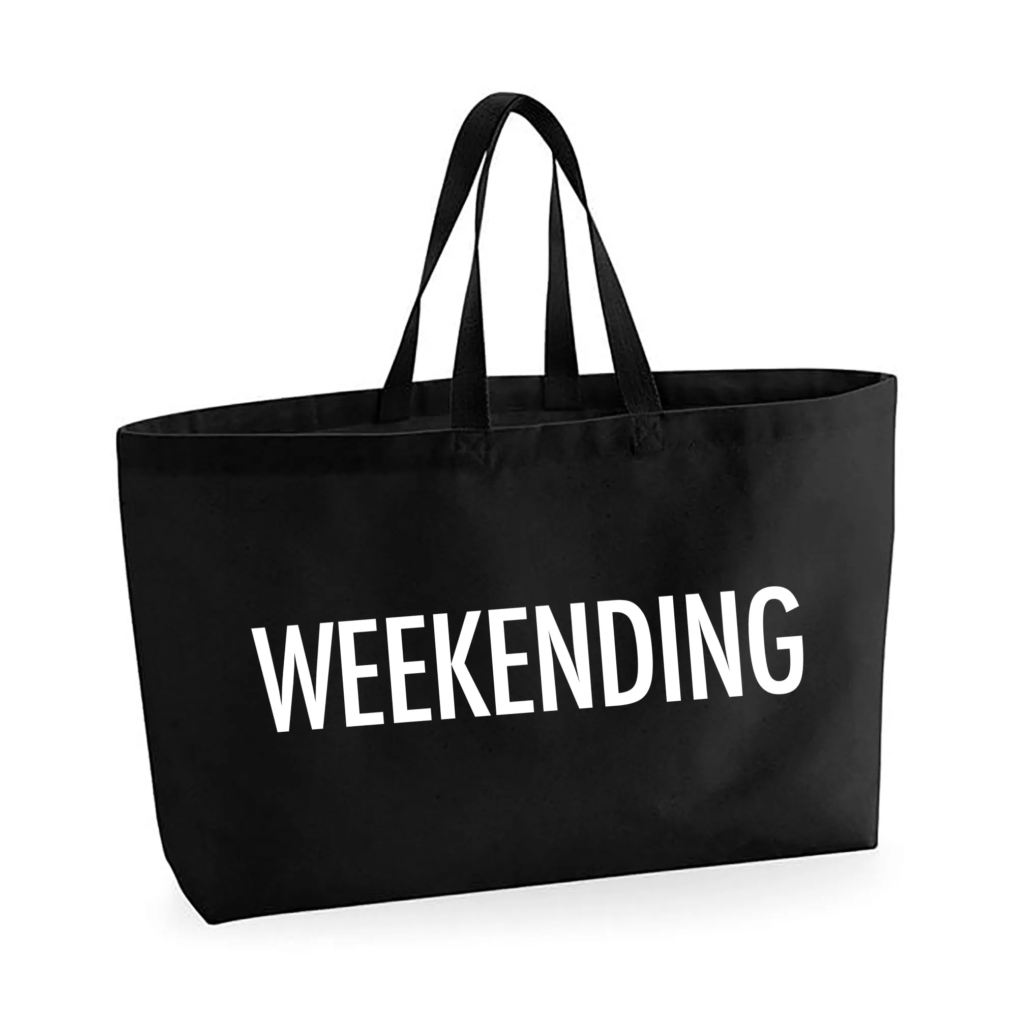 Weekending - Oversized Tote Bag - Black