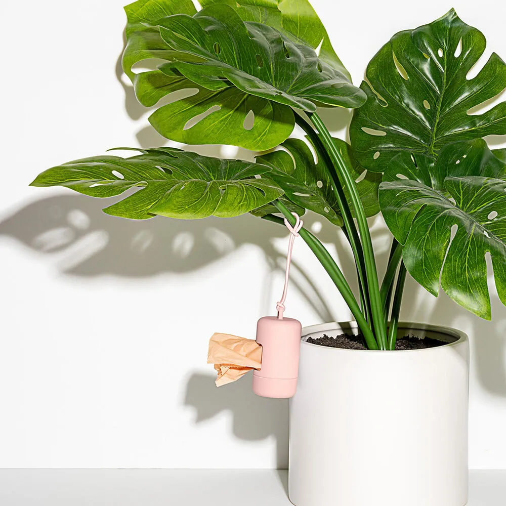 wild one | dog poop carrier | blush - LC