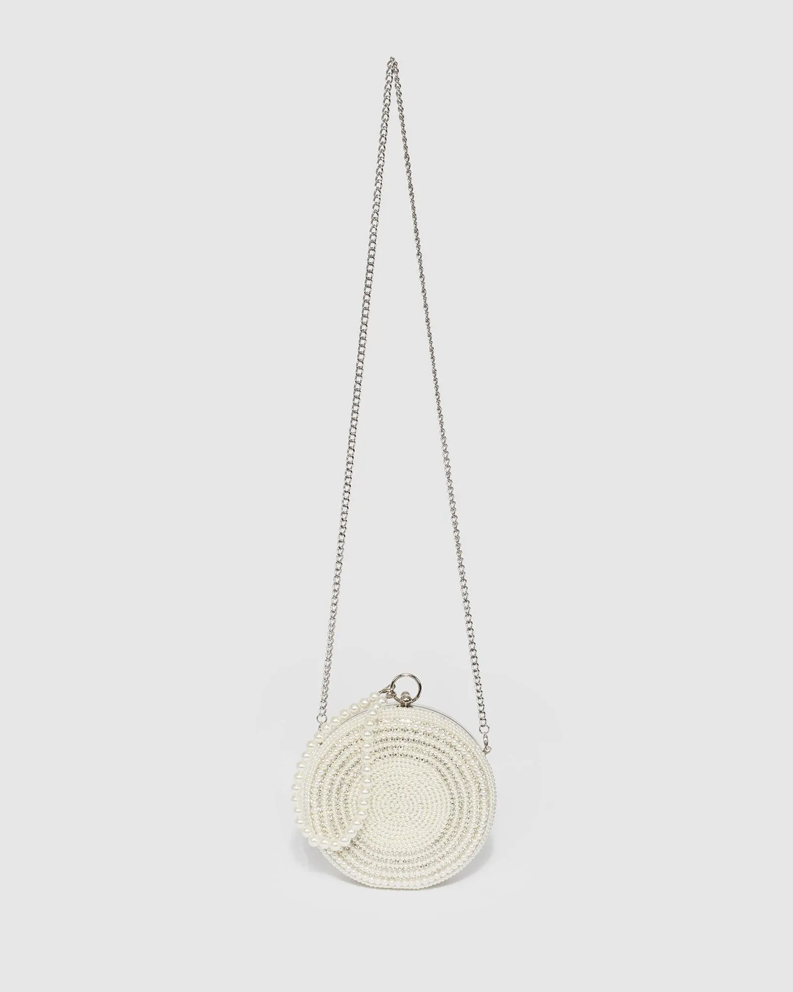 Yuki Pearl Ivory Clutch Bag