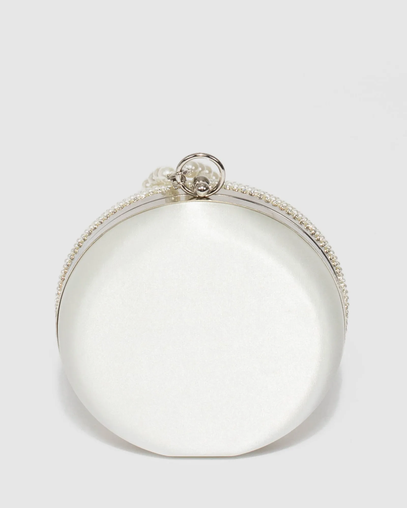 Yuki Pearl Ivory Clutch Bag